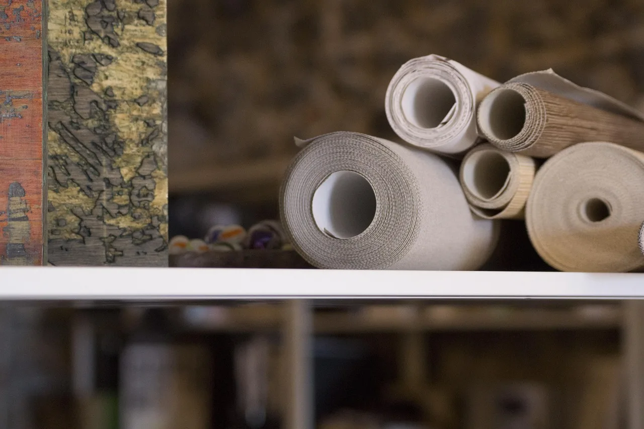 serigraphy, shelf, paper rolls, decor, design, home, architecture, wood, texture, serigraphy, serigraphy, serigraphy, serigraphy, serigraphy. Simple print shop bookkeeping: accounts, WIP and cash