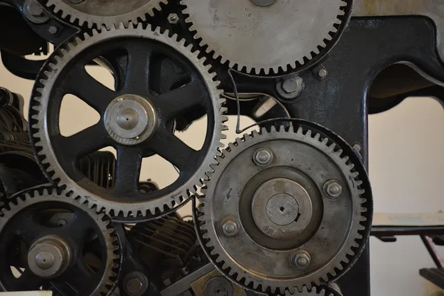 technology, printing house, mechanical engineering, offset, role pressure, gears, detail, drive shaft, mechanics, offset printing, heidelberg, printing house, printing house, printing house, printing house, mechanical engineering, mechanical engineering, mechanical engineering, mechanical engineering, mechanical engineering, offset, gears, offset printing, heidelberg, heidelberg. 8 parts of print shop startup, explained