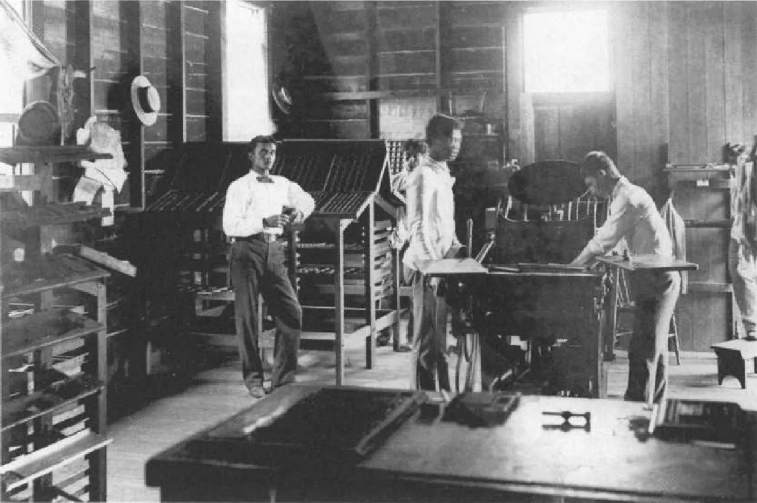 Kamehameha School for Boys Print Shop, 1897. Print shop trends: test demand shifts in your market